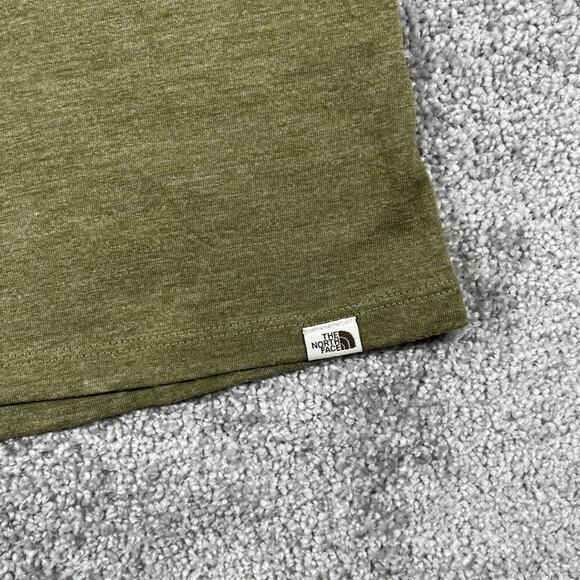 North Face‎ T Shirt Womens Medium San Francisco Outdoors Hiking Military Green - Picture 5 of 11